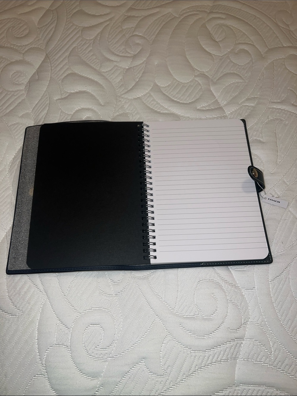 Coach Teal and Brown Signature Monogram Journal - Picture 7 of 11
